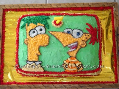 Phineas  Ferb Birthday Party Ideas on Coolest Phineas And Ferb Birthday Cake   Coolest Birthday Cakes