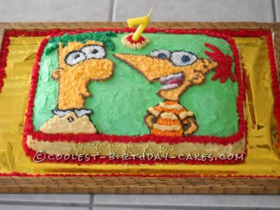 Phineas  Ferb Birthday Cake on Coolest Phineas And Ferb Birthday Cake   Coolest Birthday Cakes