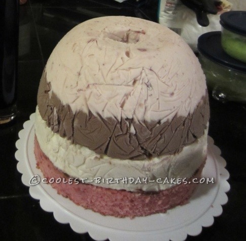Birthday Cake  Cream on Ice Cream Tiana Doll 4th Birthday Cake   Coolest Birthday Cakes
