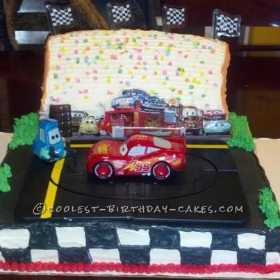 Sports Cars on Coolest Pixar Cars Birthday Cake