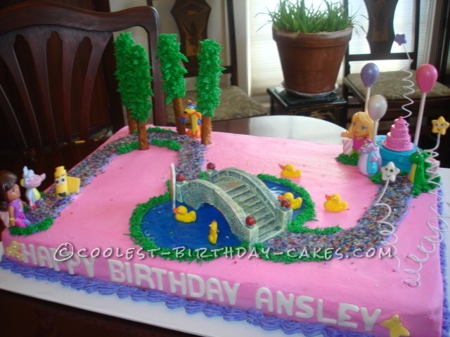 Doraâ€™s Coolest Big Adventure Birthday Cake