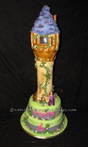 Rapunzel Birthday Cake on Coolest Rapunzel Tower Birthday Cake
