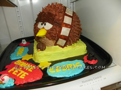 Star Wars Birthday Cakes on Coolest Angry Birds Star Wars Chewbacca Cake Birthday Cakes
